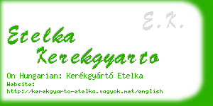etelka kerekgyarto business card